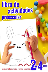 Aprender a trazar líneas y formas - libro de actividades preescolar para niños 2-4 años