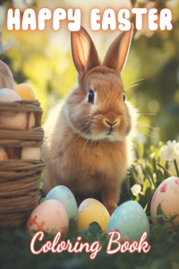 Happy Easter Coloring Book for Kids