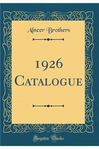 1926 Catalogue (Classic Reprint)