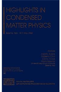 Highlights in Condensed Matter Physics