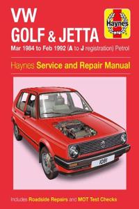 VW Golf & Jetta Mk 2 Petrol (Mar 84 - Feb 92) Haynes Repair Manual
