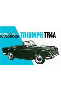 Triumph TR4A Owners Handbook