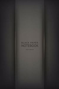 Black Paper Notebook Sketchbook