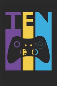 Gaming Notebook for 10 Year Old Boys and Girls - Colorful Gaming Journal - 10th Birthday Gift for Gamer Diary