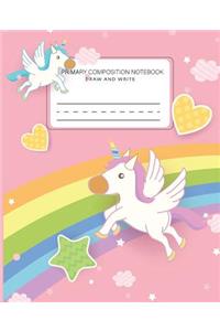 Primary composition notebook draw and write
