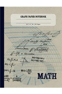 Math Graph Paper Notebook
