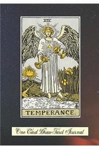 Temperance One Card Draw Tarot Journal