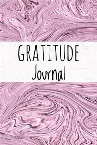 Gratitude Journal: Swirl Print Rose Design Lined Journal With Daily Self Care Gratitude Prompt For Thanksgiving & Daily Inner Reflection