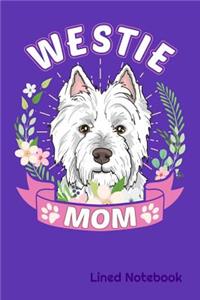 WESTIE MOM Lined Notebook