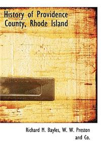 History of Providence County, Rhode Island