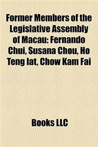 Former Members of the Legislative Assembly of Macau