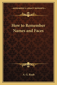 How to Remember Names and Faces