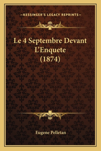 4 Septembre Devant L'Enquete (1874)