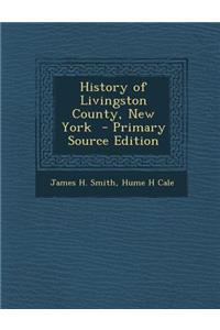 History of Livingston County, New York