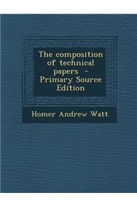 The Composition of Technical Papers