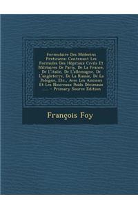 Formulaire Des Medecins Praticiens