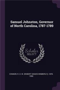 Samuel Johnston, Governor of North Carolina, 1787-1789