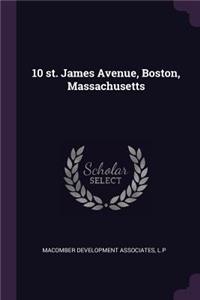 10 st. James Avenue, Boston, Massachusetts