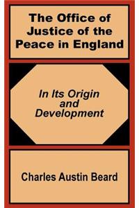 Office Of Justice of the Peace in England