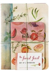 Forest Feast Notebooks (Set of 3)