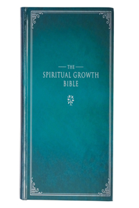 Spiritual Growth Bible, Study Bible, NLT - New Living Translation Holy Bible, Hardcover, Teal