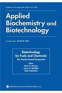 Twenty-Second Symposium on Biotechnology for Fuels and Chemicals