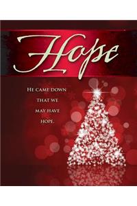 Hope Tree Advent Bulletin, Large (Pkg of 50)