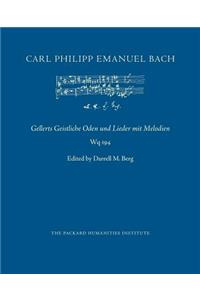 Gellerts Geistliche Oden und Lieder mit Melodien