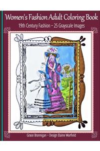 Women's Fashion Adult Coloring Book
