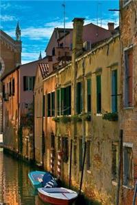 Beautiful Italy Venice City 4-14, 150 Page Lined Journal