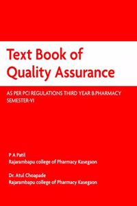 Text Book of Quality Assurance
