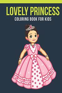 Lovely Princess Coloring Book For Kids