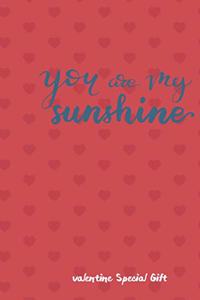 You are my sunshine The Couples Journal Special Gift