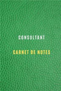 Carnet de Consultant pour enregistrer les objectifs et les cibles, les clients, tâches, les activités quotidiennes et les réflexions, Historique