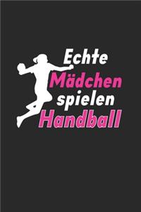 Echte Mädchen Spielen Handball