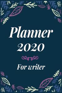 Planner 2020 for Writer