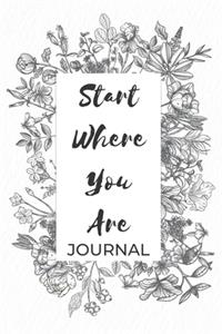 Start Where You Are