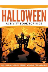 Halloween Activity Book For Kids