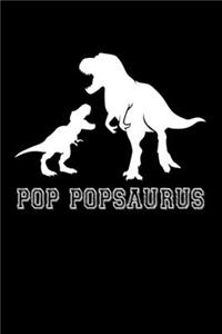 Pop Popsaurus: Lined A5 Notebook for Father Journal