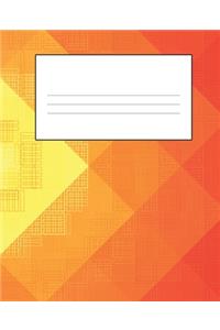 Orange Composition Notebook