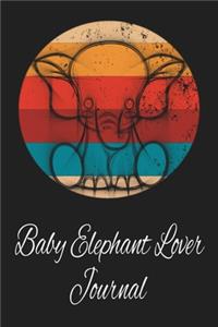 Baby Elephant Lover Journal