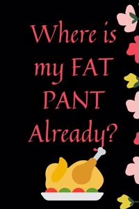 Where Is My Fat Pant Already?