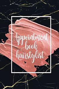 Appointment book hairstylist