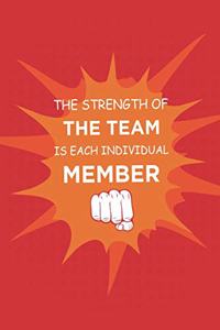 The Strength of the Team is each Individual Member