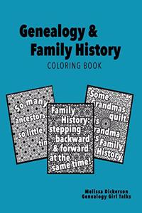 Genealogy & Family History Coloring Book