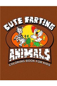 Cute Farting Animals Coloring Books For Kids