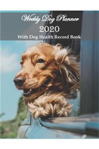 Weekly Dog Planner 2020 With Dog Health Record Book