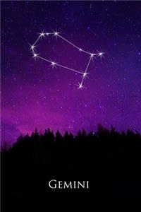 2020 Daily Planner Gemini Constellation Night Sky Astrology Symbol 388 Pages
