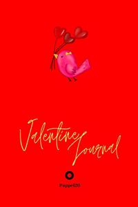 Valentine Journal for girls ages 10+ Girl Diary Journal for teenage girl Dot Grid Journal Red Cover 124 pages 6x9 Inches