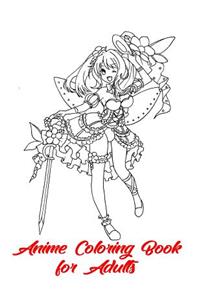 Anime Coloring Book for Adults